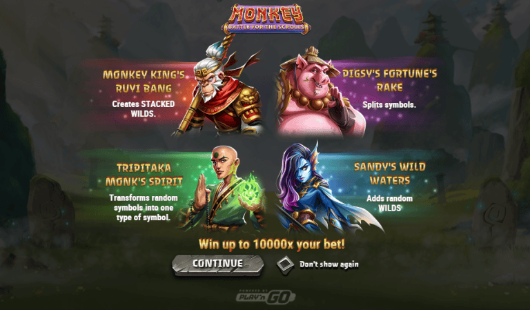 Monkey Battle for the Scrolls